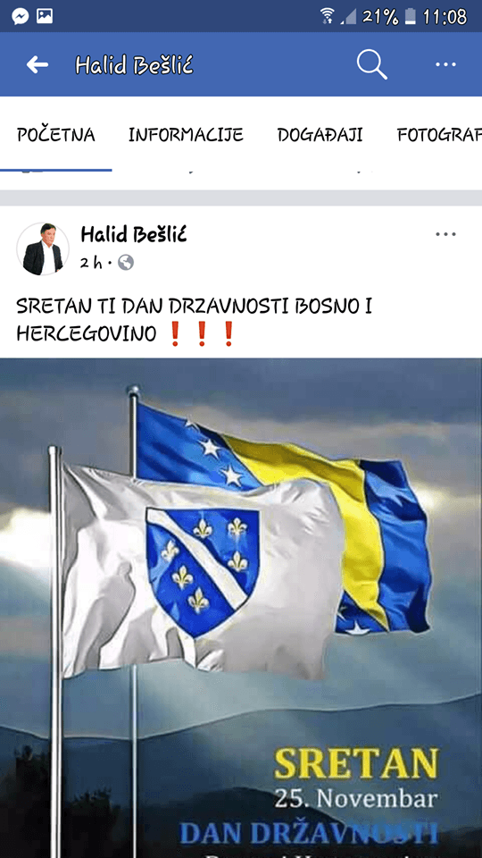 Pjanić, Bešlić, Teletović,... Sretan Dan državnosti BiH