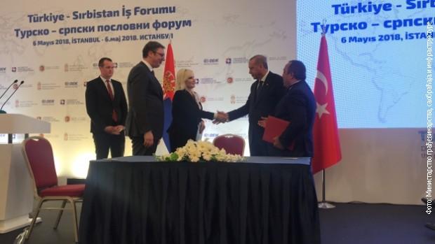 Srbija u Istanbulu potpisala memorandum o saradnji za izgradnju autoputa Beograd - Sarajevo