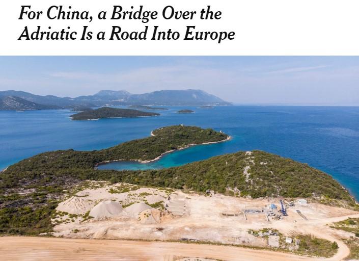 "New York Times": Za Kinu je Pelješki most put u Evropu