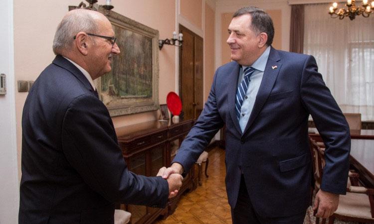 S današnjeg susreta Dodika i Del Vechija - Avaz
