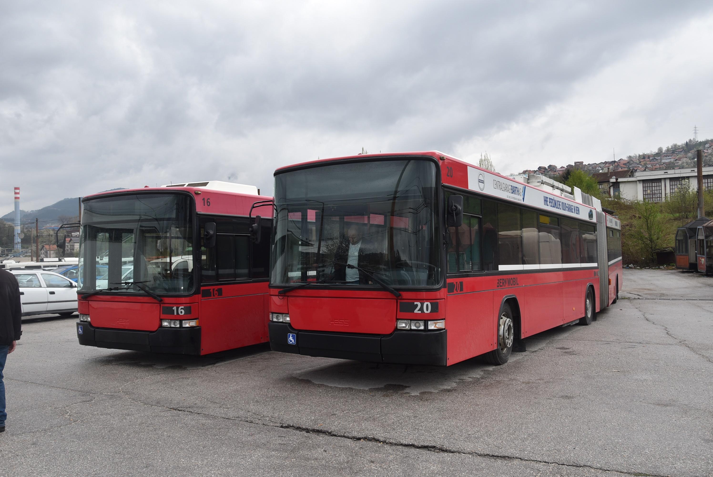 Sedam novonabavljenih trolejbusa marke HES - Avaz