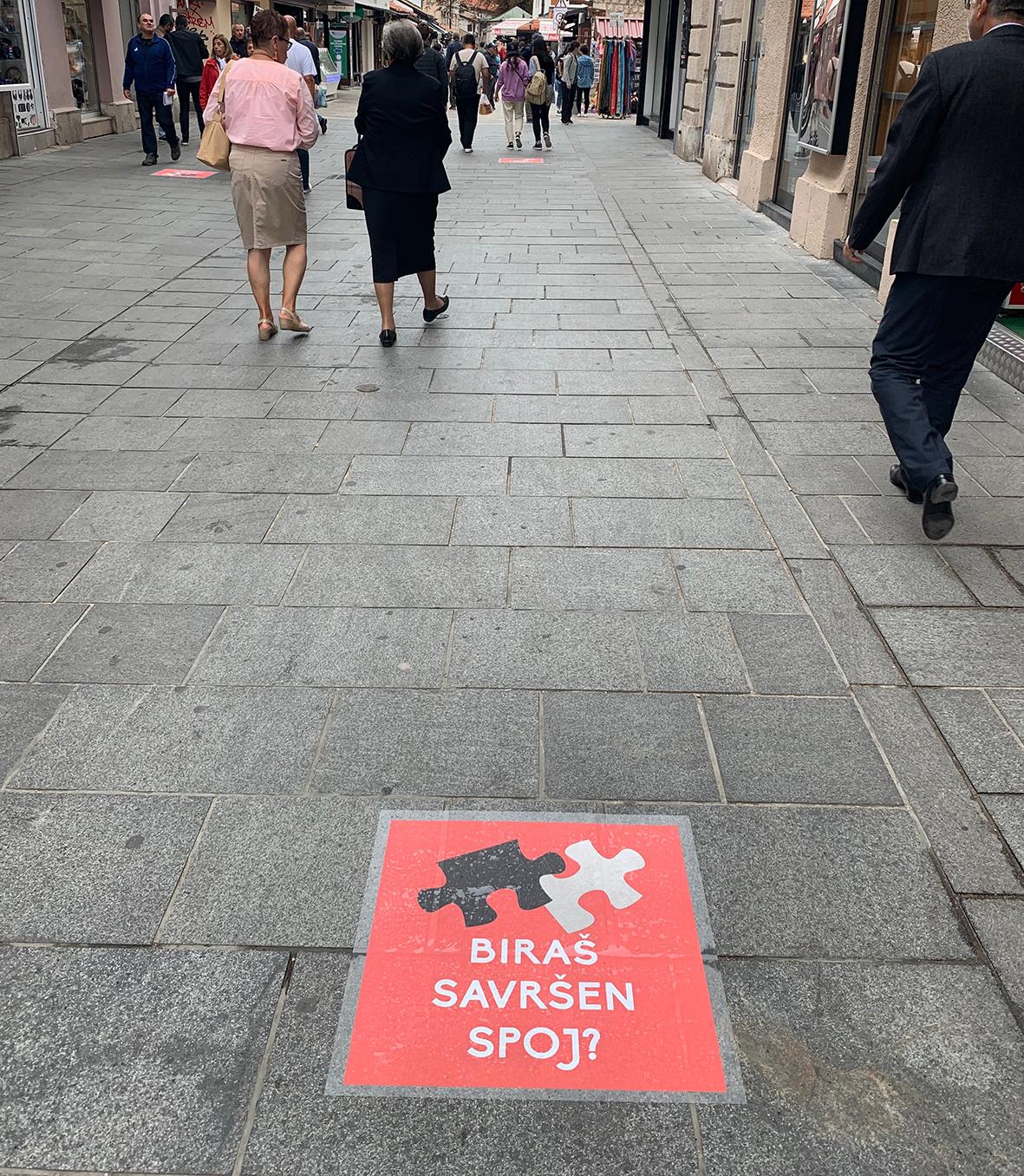 Sarajevo: Zanimljiva poruka osvanula na ulicama grada - Avaz
