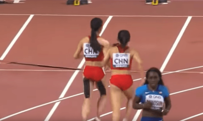 Urnebesan video sa SP-a: Kineskinje trčale štafetu u krivom smjeru