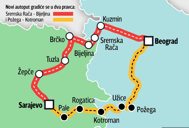 Detalji o autoputu Beograd - Sarajevo: Kuda će proći saobraćajnica, kolika će biti ograničenja i detaljna MAPA dva pravca