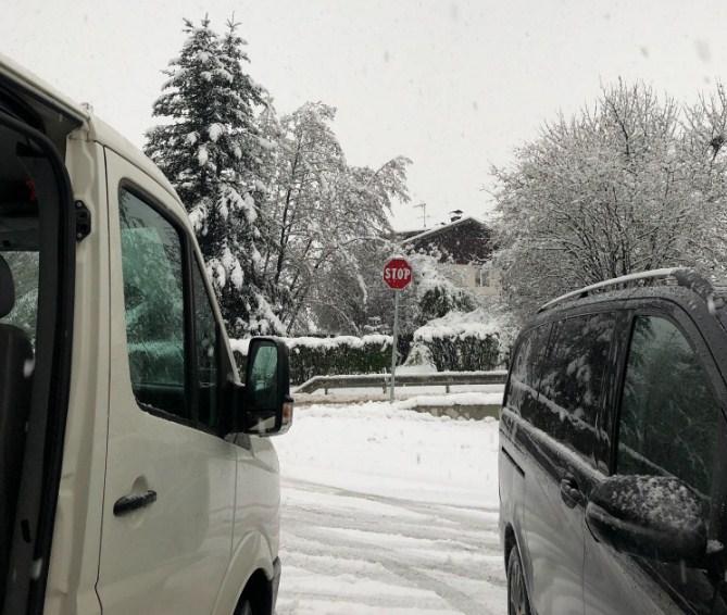 Snijeg napadao u Austriji - Avaz