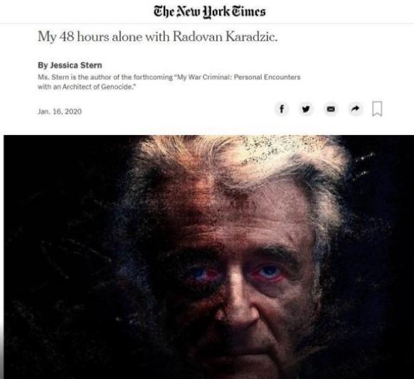 Oštri komentari i pozivi na bojkot "New York Timesa" zbog teksta o Karadžiću