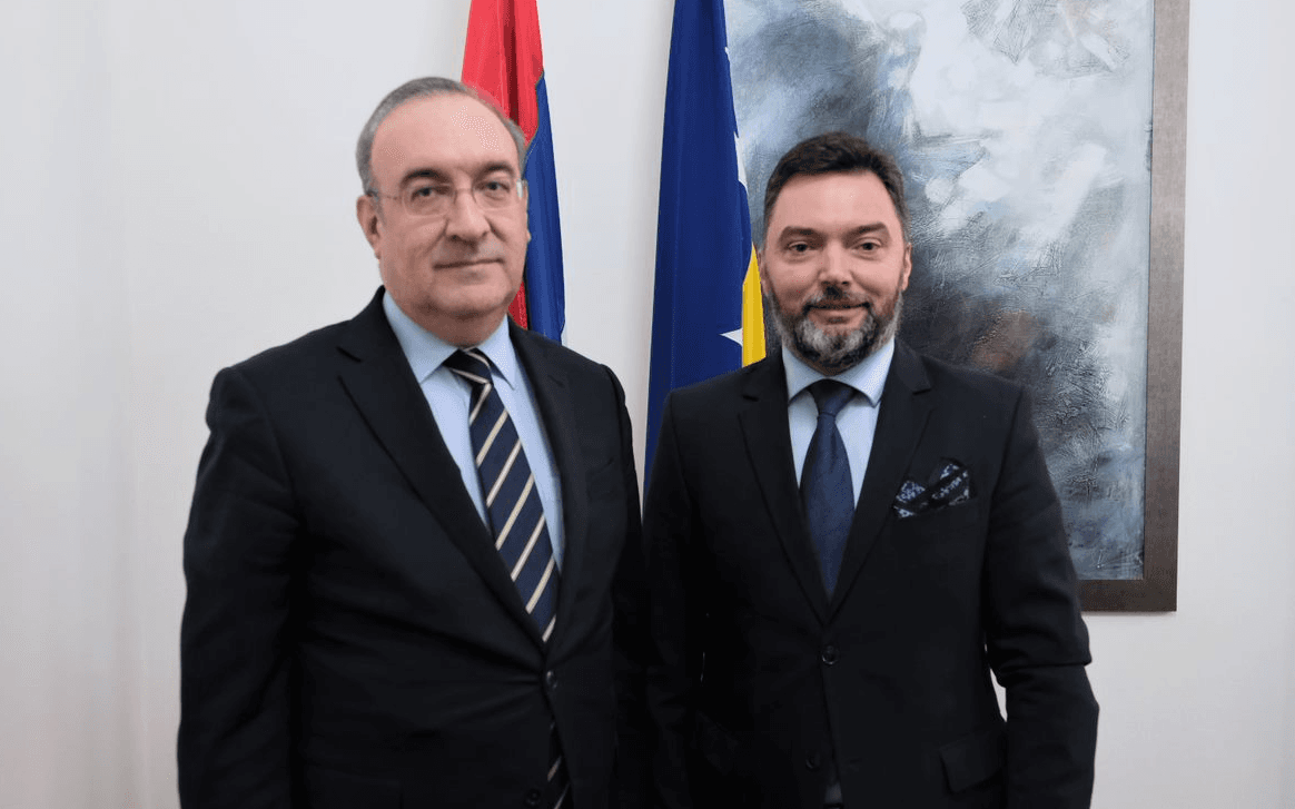 Ministar Košarac i ambasador Koč o izgradnji autoputa Beograd - Sarajevo