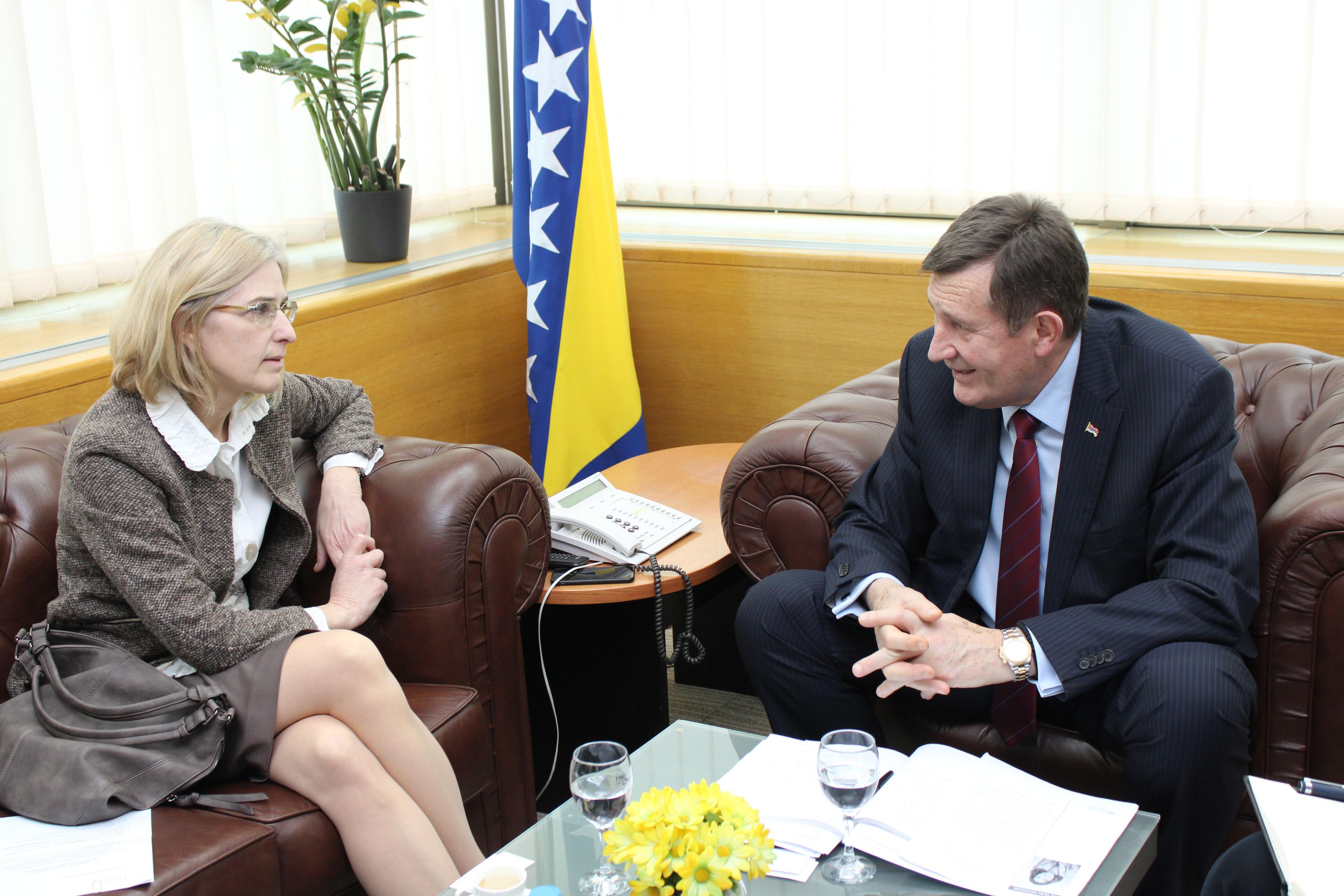 Mitrović razgovarao s ambasadoricom Austrije u BiH