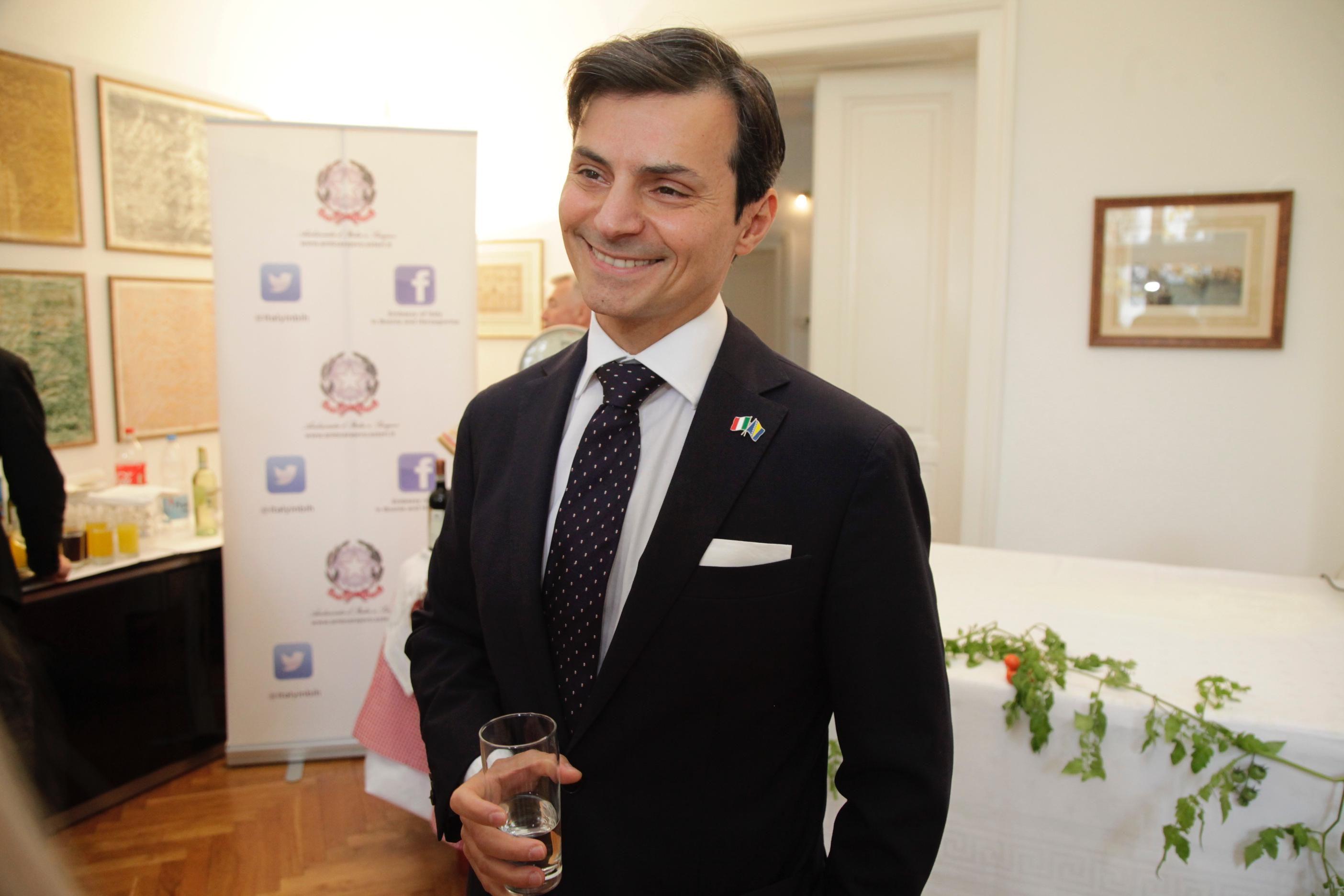 Ambasador Italije u BiH poslao poruku građanima na našem jeziku