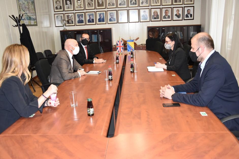 Ministrica Brčić sastala se sa ambasadorom Fildom