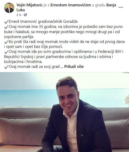 Vojin Mijatović oglasio se na Twitteru - Avaz