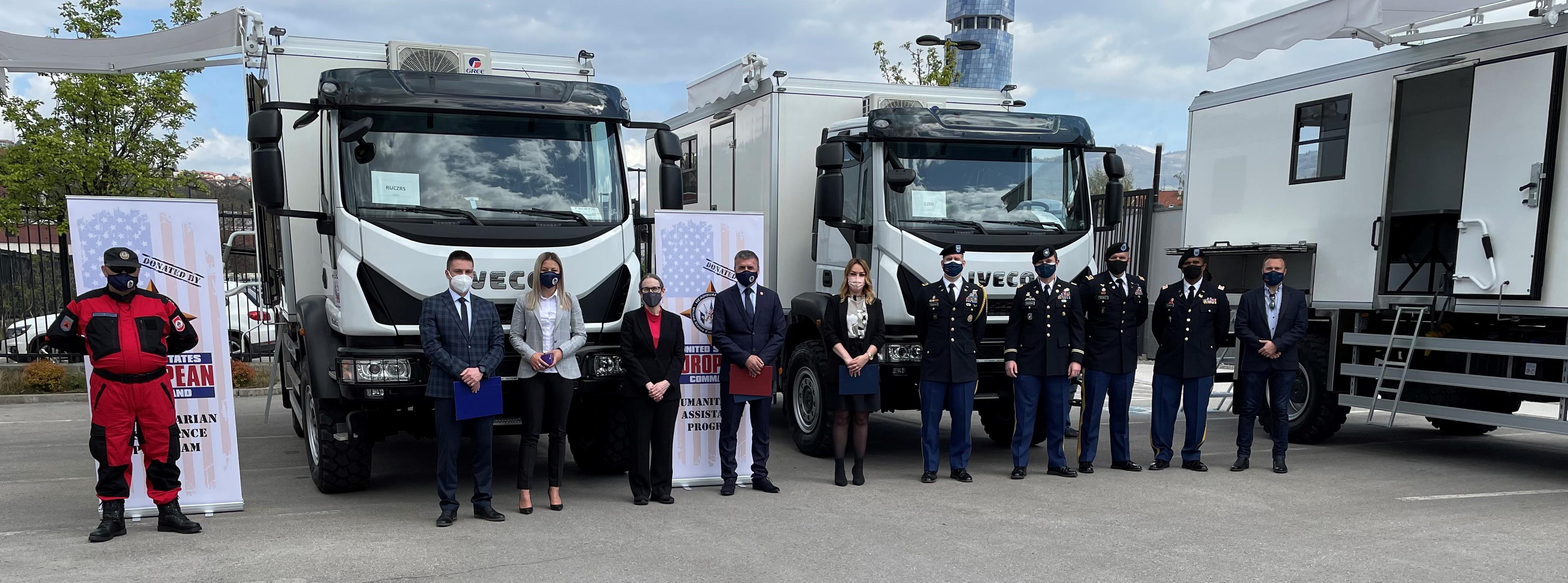 Vlada SAD donirala komandna vozila institucijama civilne zaštite u BiH