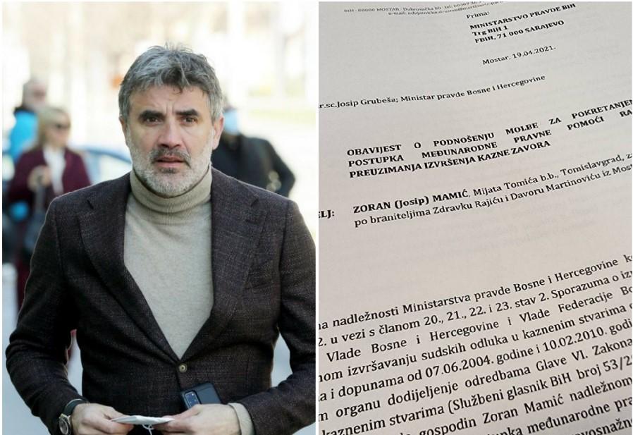 "Avaz" u posjedu pisma: Šta je Zoran Mamić naveo u molbi bh. institucijama da kaznu zatvora izdržava u BiH