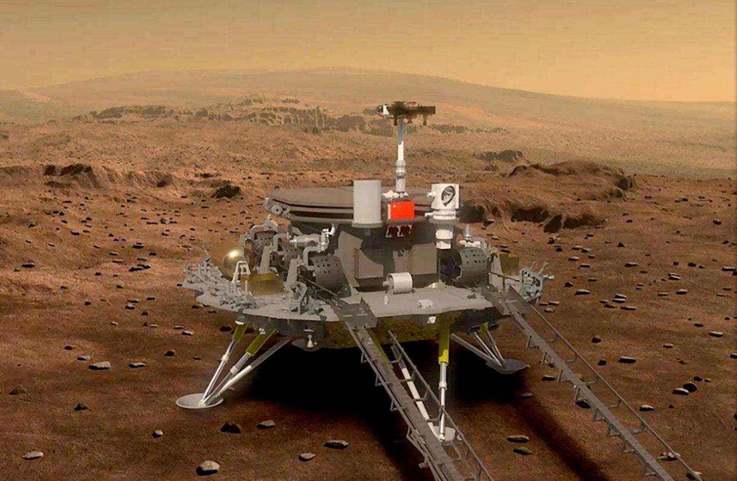 Kina objavila prve fotografije s Marsa