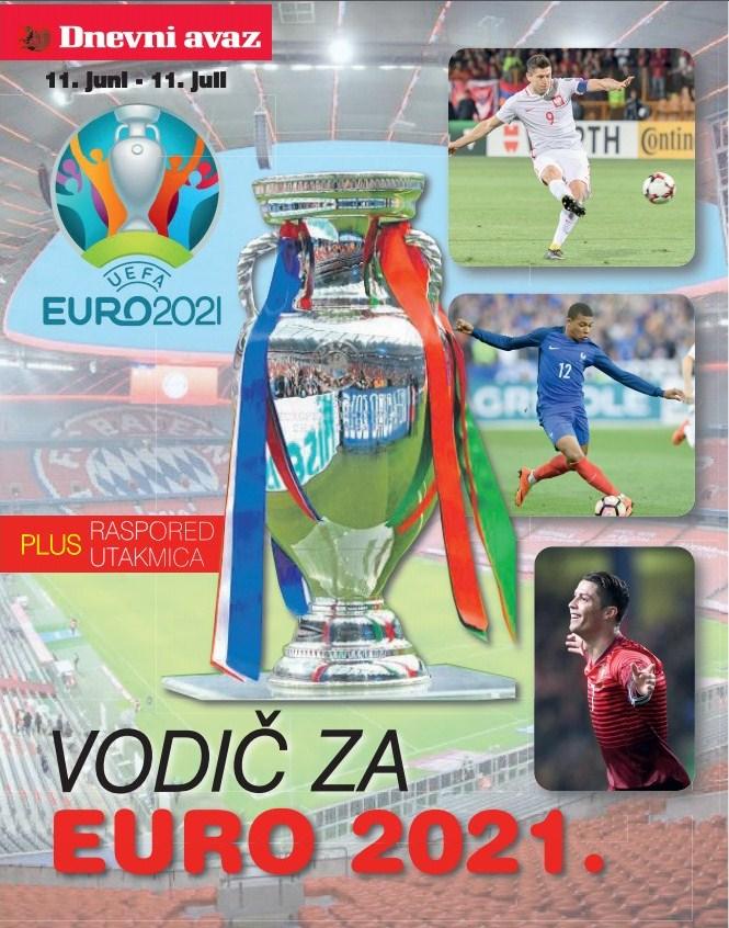 Naslovna strana vodiča za Euro 2021. - Avaz