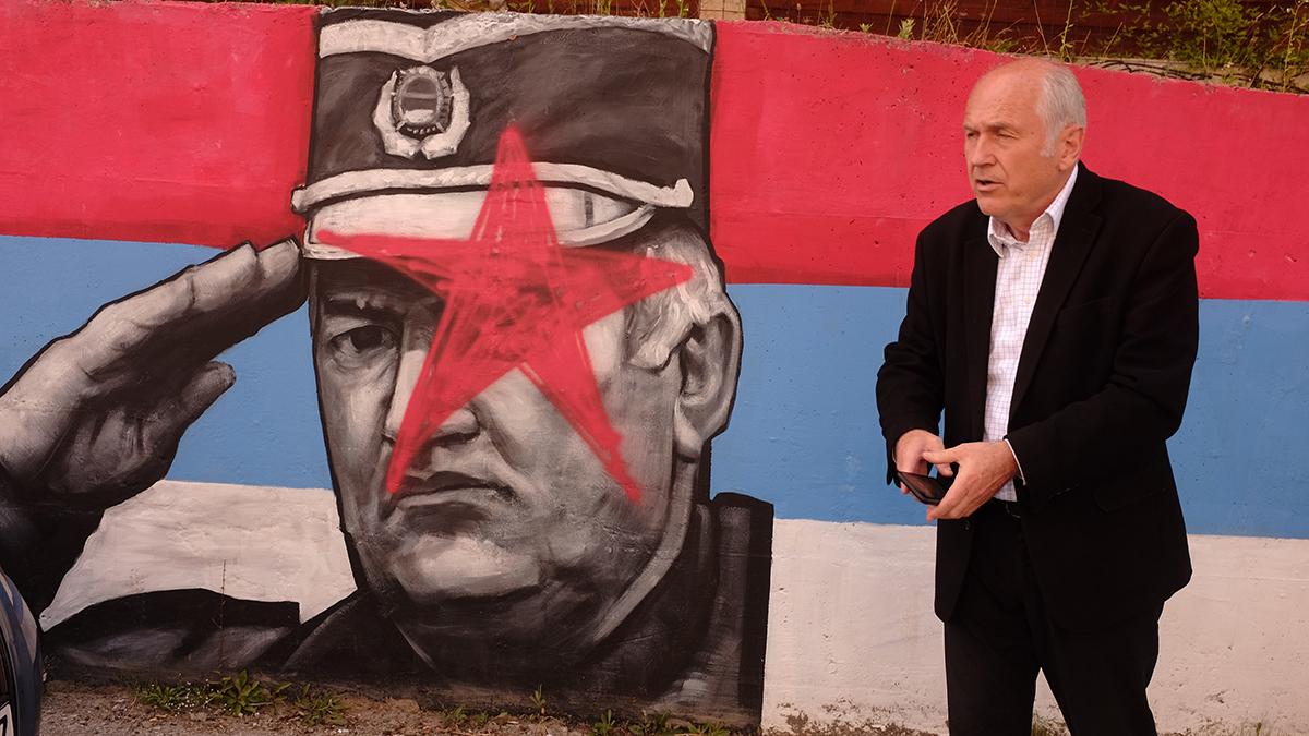 Valentin Incko šokiran muralom Ratka Mladića