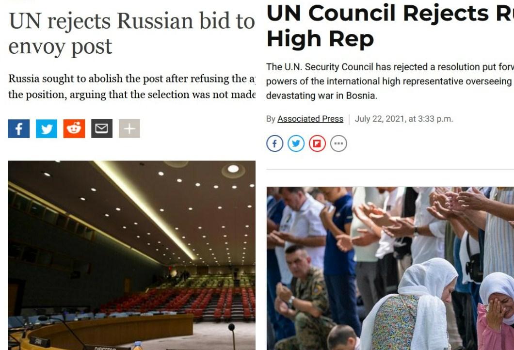 Svjetski mediji o sjednici Vijeća sigurnosti UN-a o visokom predstavniku u BiH