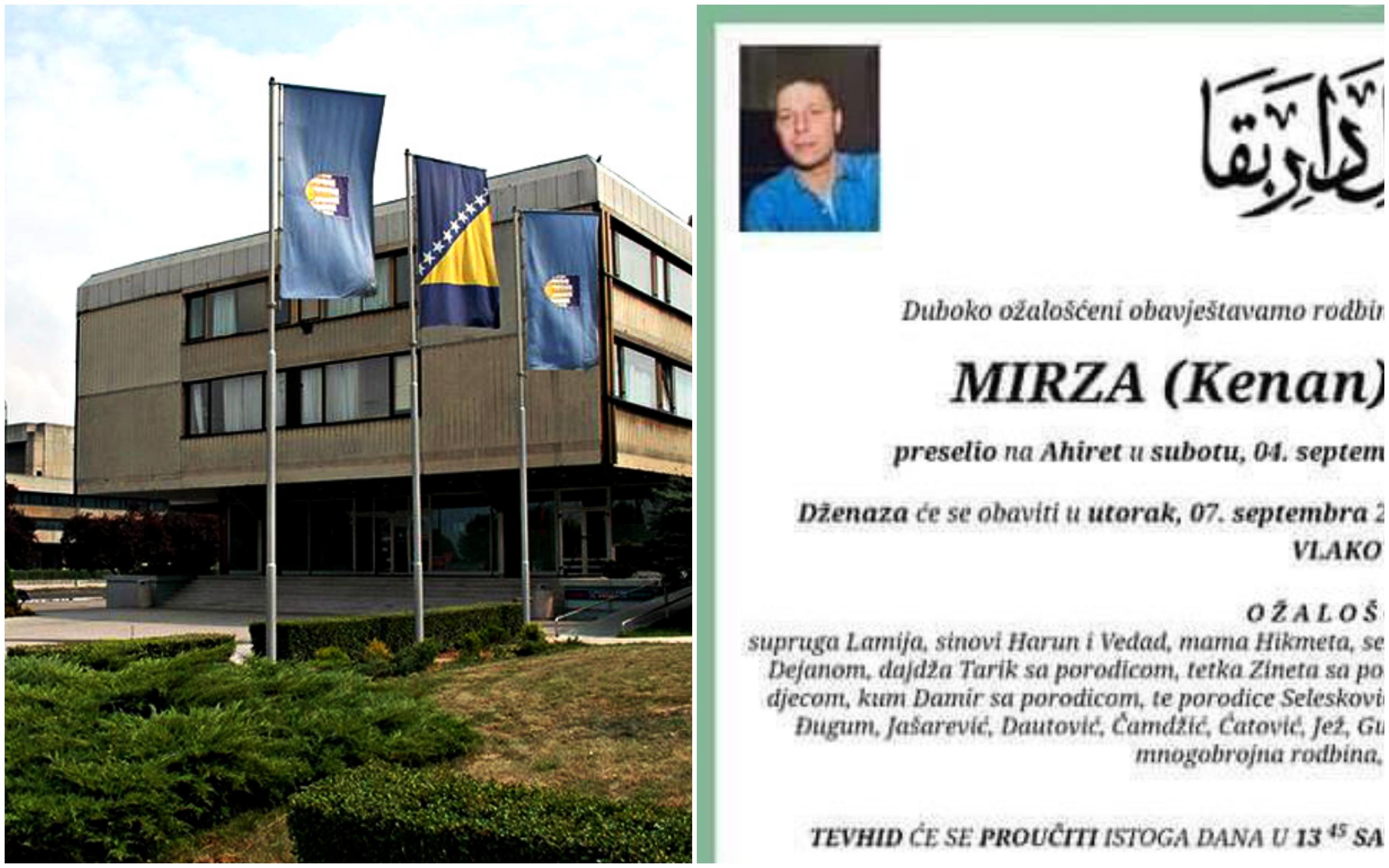 Uposlenici Općine Novi Grad Sarajevo opraštaju se od još jednog kolege: Preminuo Mirza Selesković