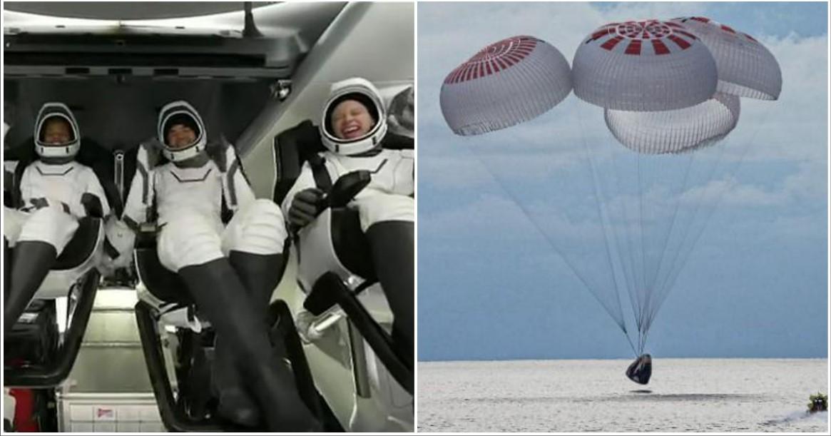 Završena prva turistička misija u orbiti: Četiri civila se vratila na Zemlju
