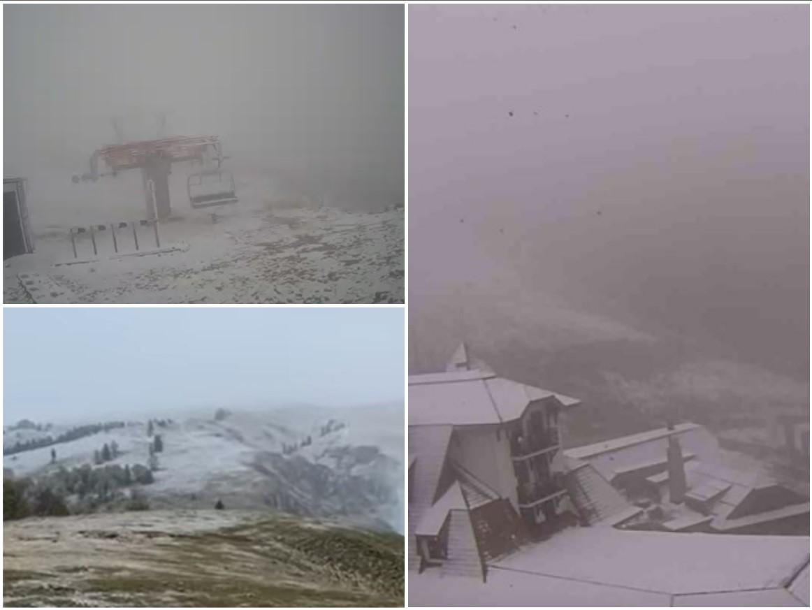 Prvi ovogodišnji snijeg zabijelio Bjelašnicu, Jahorinu i Vlašić
