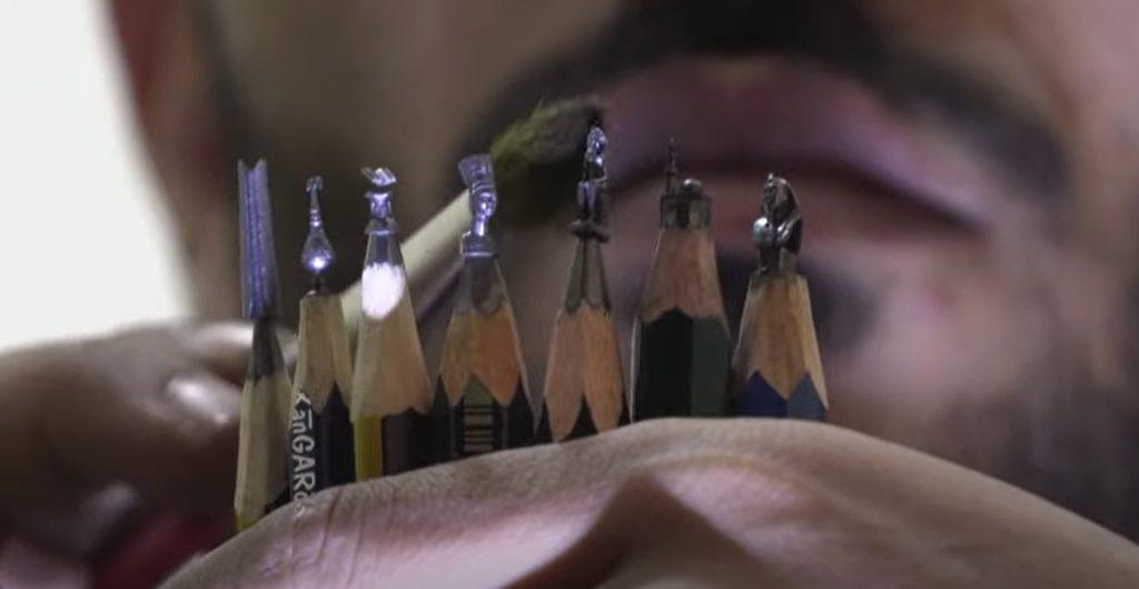 Egipatski umjetnik izrađuje impresivna djela na vrhu grafitnih olovaka