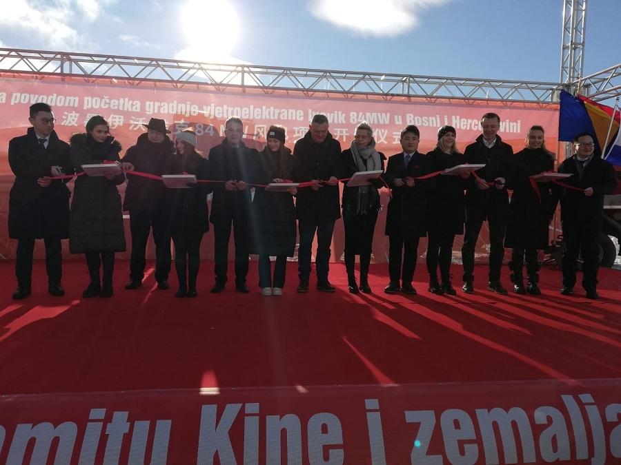 Ozvaničen početak radova na najvećoj vjetroelektrani u BiH