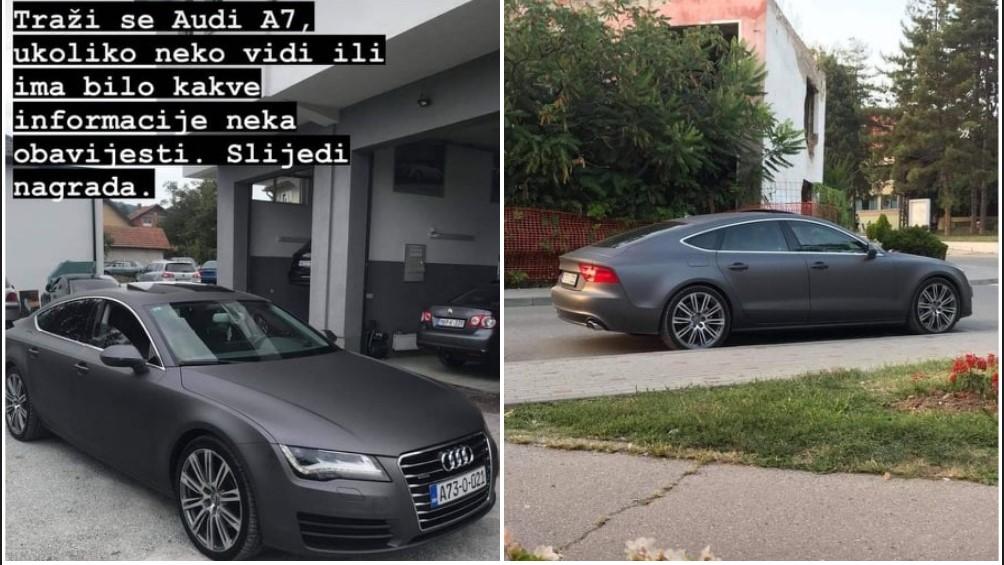 Ukraden skupocjeni Audi: Povremeni bh. reprezentativac na Instagramu moli za pomoć
