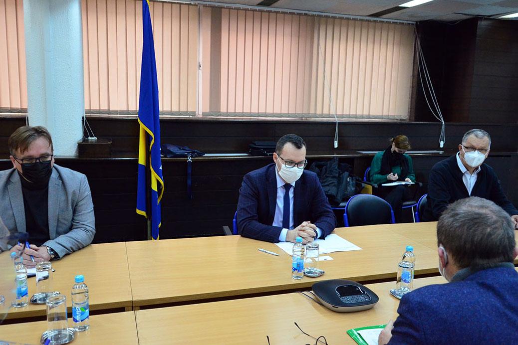 Ministar Džindić s predstavnicima Delegacije EU u BiH i Evropske banke za obnovu i razvoj - Avaz