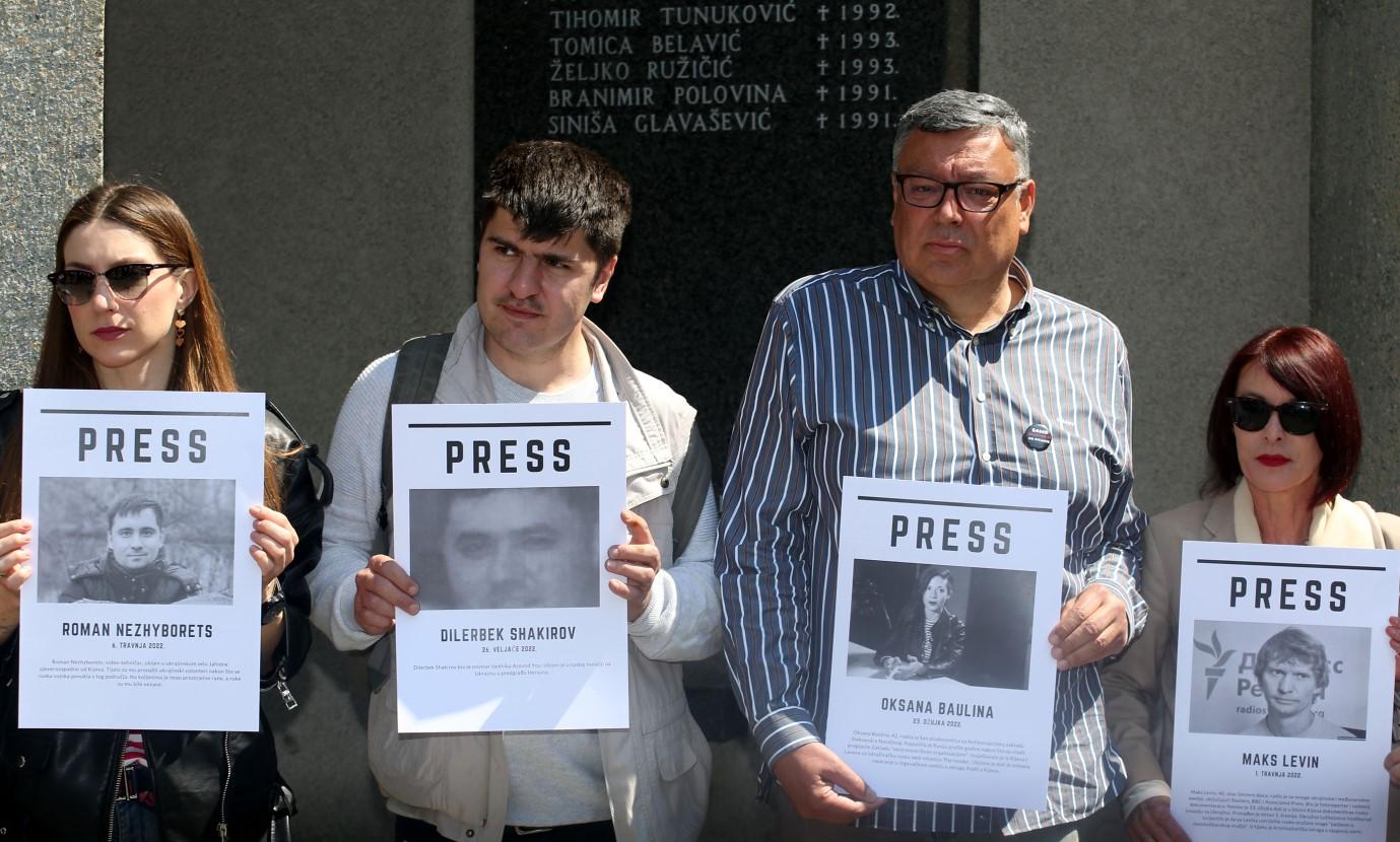 Svjetski dan slobode medija u Hrvatskoj: Minuta šutnje za novinare poginule u Ukrajini