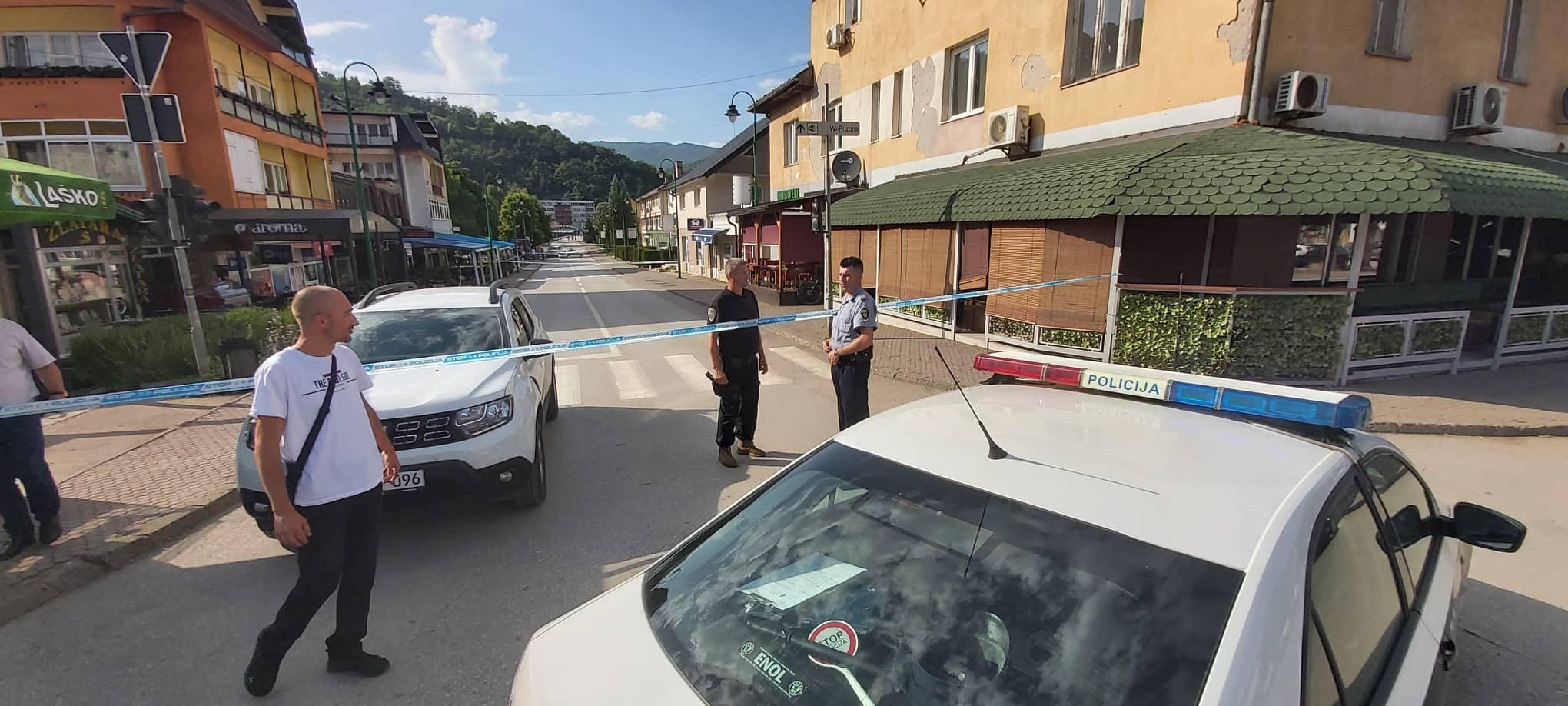 Dojava o bombama u zgradama Vlade BPK Goražde i MUP-a: Blokirana jedna ulica