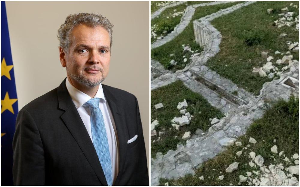 Delegacija EU u BiH oštro osudila uništavanje Partizanskog groblja u Mostaru