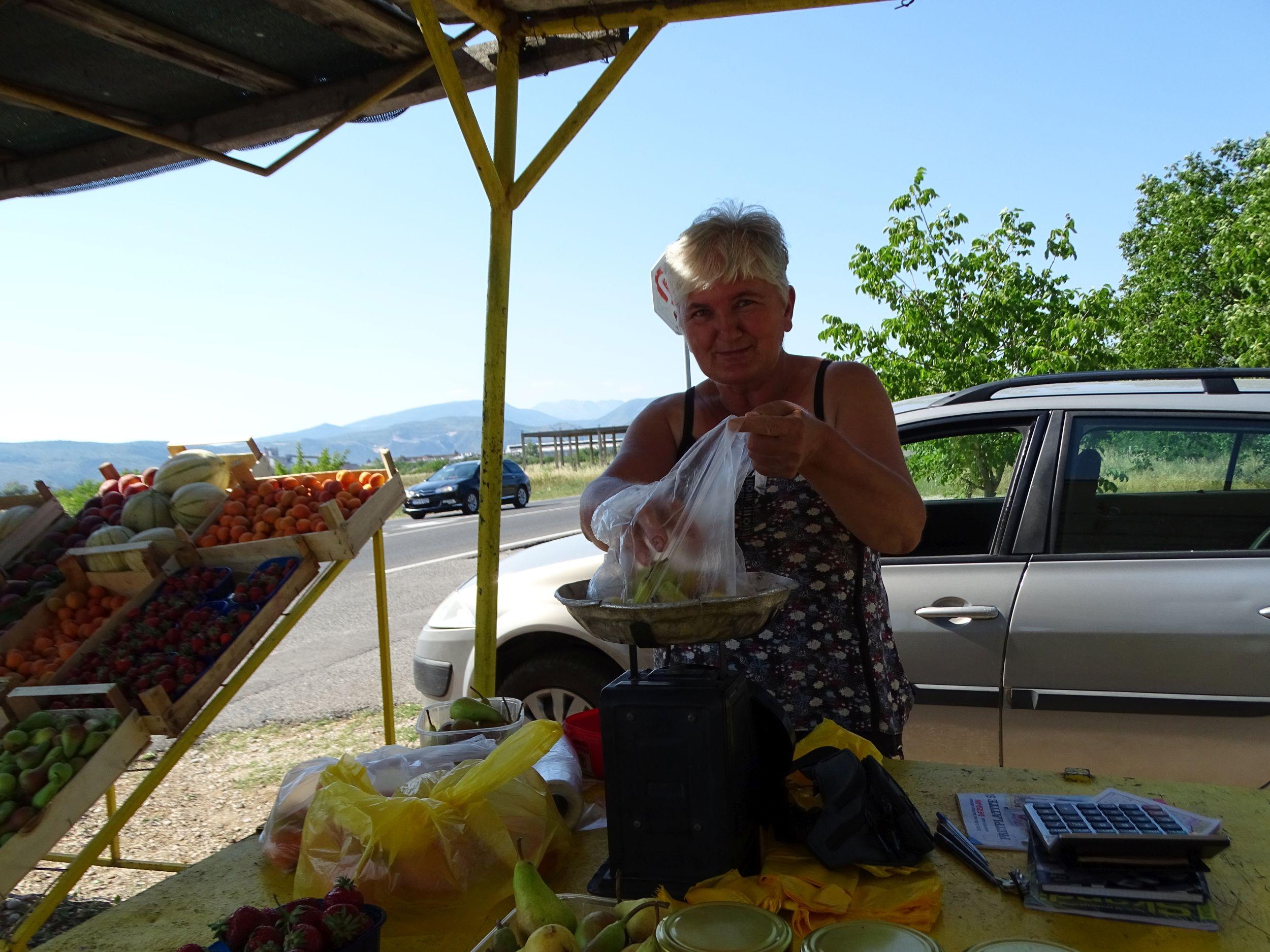 Prodavačica Branka u dolini Neretve: Bogami narod nema para