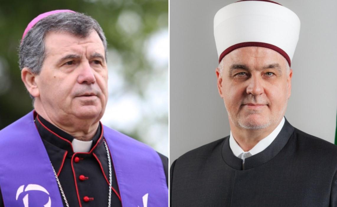 Nadbiskup Vukšić čestitao reisu-l-ulemi Huseinu ef. Kavazoviću Kurban bajram