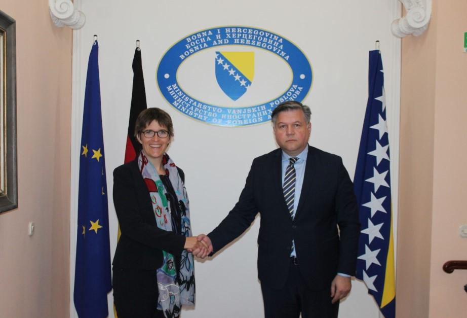 Josip Brkić se sastao sa državnom ministricom za Evropu i klimu u njemačkom ministarstvu