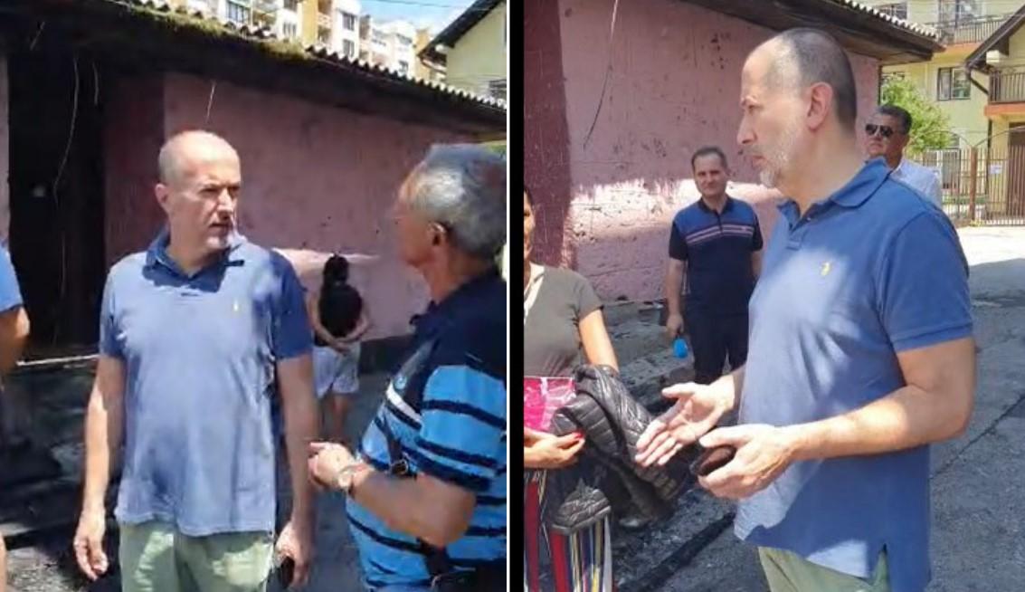 Tanović obišao porodice koje su ostale na ulici zbog požara