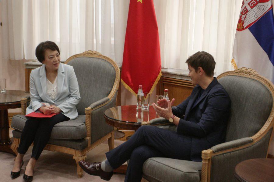 Brnabić se sastala sa kineskom ambasadoricom: Tajvan smatra sastavnim dijelom Kine