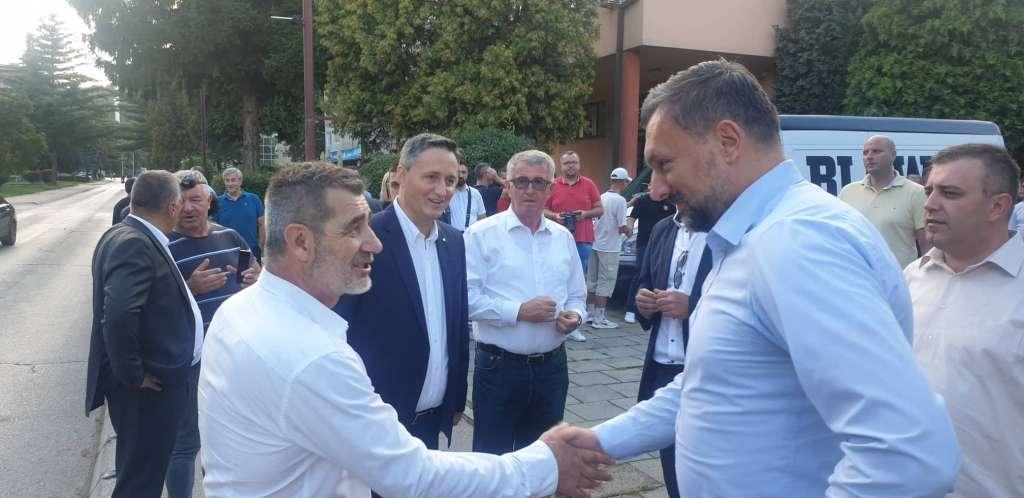 Semir Drljević Lovac, Denis Bećirović i Elmedin Konaković u Novom Travniku - Avaz