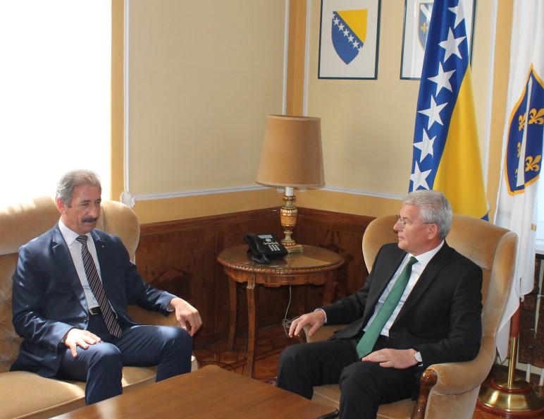 Džaferović primio ambasadora Države Palestine u BiH: Razgovarano o bilateralnim odnosima