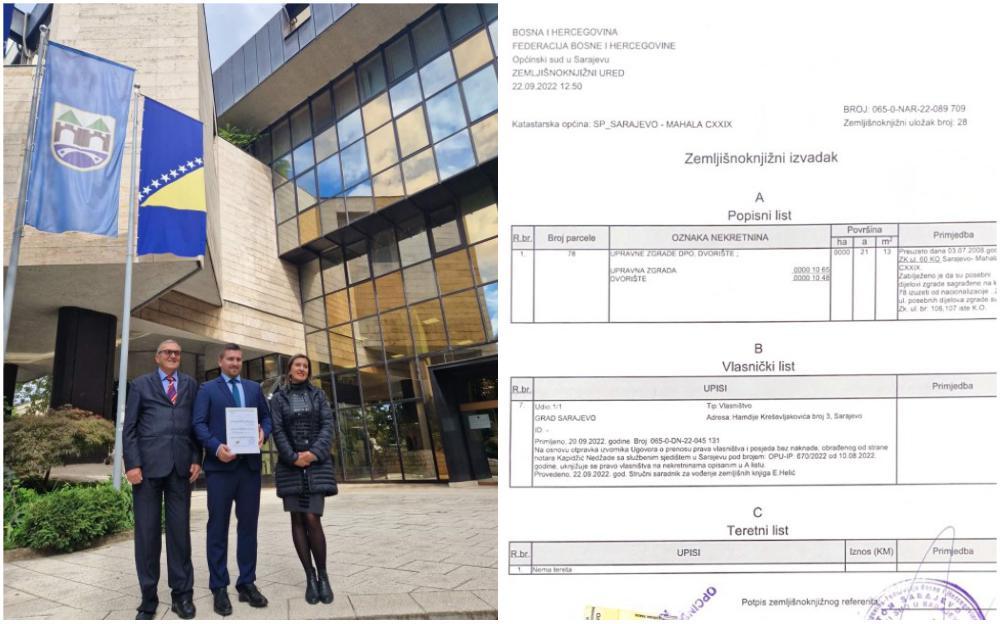 Upravna zgrada DPO-a zvanično uknjižena kao vlasništvo Grada Sarajeva