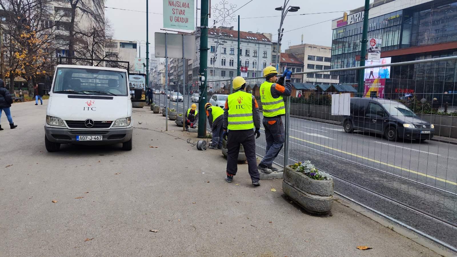Počela izgradnja "Sarajevskog ćilima" u centru grada