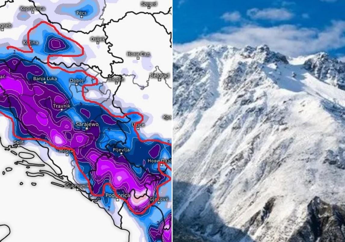 Objavljena meteo-mapa regiona: Prognoza koju su skijaši željno čekali