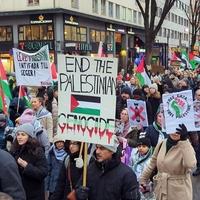 Stotine ljudi na propalestinskom skupu u Štokholmu: "Palestina će biti slobodna"