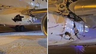 Video / Spriječena tragedija: Velika šteta na avionu koji je prinudno sletio na beogradski aerodrom