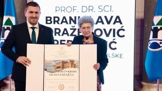 Akademkinja Branislava Perunčić: Velika čast mi je dobiti nagradu u Sarajevu, ovaj grad je moja velika ljubav