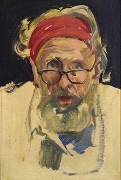 Autoportret s crvenom maramom    - Avaz