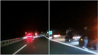 Video / Drama na autoputu kod Lepenice: Utrkivali se, BMW vozio više od 200 na sat, odjednom se pojavio oblak dima!