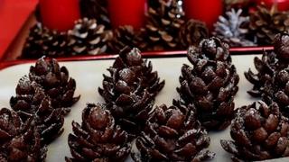Poslastica za vikend: Čokoladne šišarke kao zimska čarolija