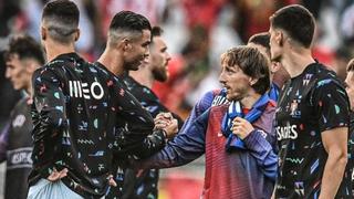 Šest Zlatnih lopti na jednom mjestu: Ronaldo i Modrić u srdačnom razgovoru nakon meča