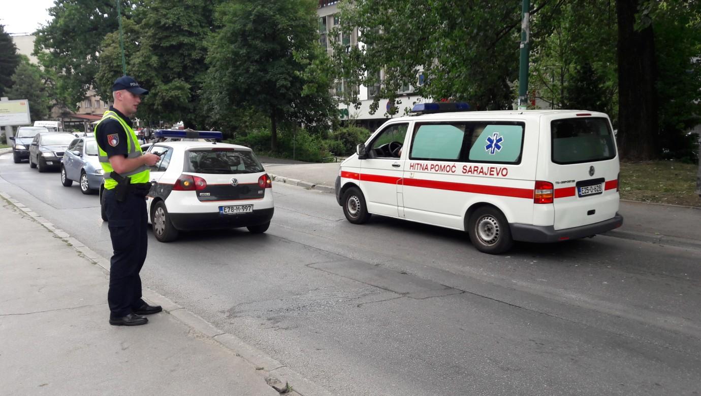 U saobraćajnoj nesreći u Sarajevu povrijeđen pješak