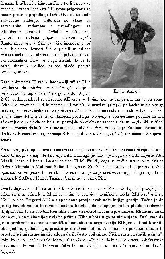 Faksimil teksta magazina “Dani” od 16. avgusta 2002. godine - Avaz